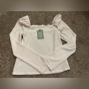 ‼️FLASH SALE‼️NWT Size Small Crème Colored Blouse